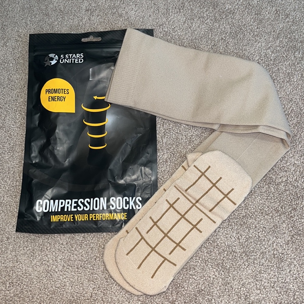 NWT Nude compression socks size medium